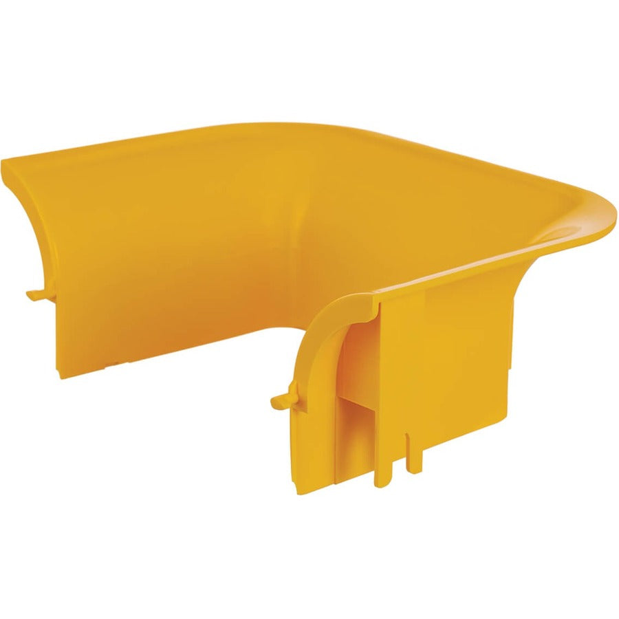 Tripp Lite Toolless Trumpet Drop-Out Kit for Fiber Routing System, 120 mm (5 in) - Cable Trumpet Spillout - Yellow - Polyvinyl Chloride (PVC) - SRFC5DROP - eCommerce Business Prime