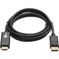 SIIG DisplayPort 1.2 To HDMI 6ft Cable 4K/30Hz - 6 ft DisplayPort/HDMI A/V Cable for Audio/Video Device, HDTV, PC, Monitor, Notebook, Desktop Computer - First End: 1 x 20-pin DisplayPort 1.2 Digital A...  - CB-DP1Q12-S1 - eCommerce Business Prime