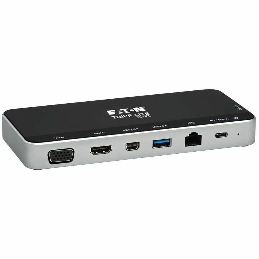 Tripp Lite USB C Docking Station Hub Triple Display 4K HDMI VGA USB A/C Gbe - for Notebook/Tablet PC - 60 W - USB Type C - Network (RJ-45) - HDMI - VGA - DisplayPort - Mini DisplayPort - Thunderbolt -...  - U442-DOCK16-B - eCommerce Business Prime