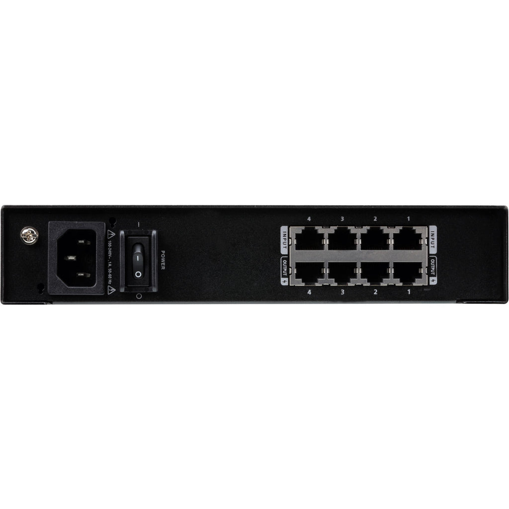 ATEN 4-Output PoH/PoE Power Injector - Network (RJ-45) - Metal - VE44PB - eCommerce Business Prime