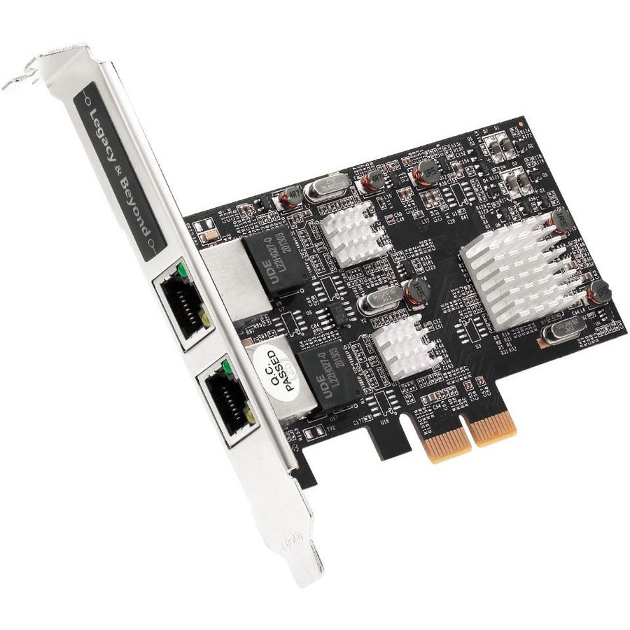 SIIG Dual 2.5G 4-Speed Multi Gigabit Ethernet PCIe Card - 10M/100M/1Gbps/2.5Gbps Ethernet Data Rates - LB-GE0711-S1 - eCommerce Business Prime