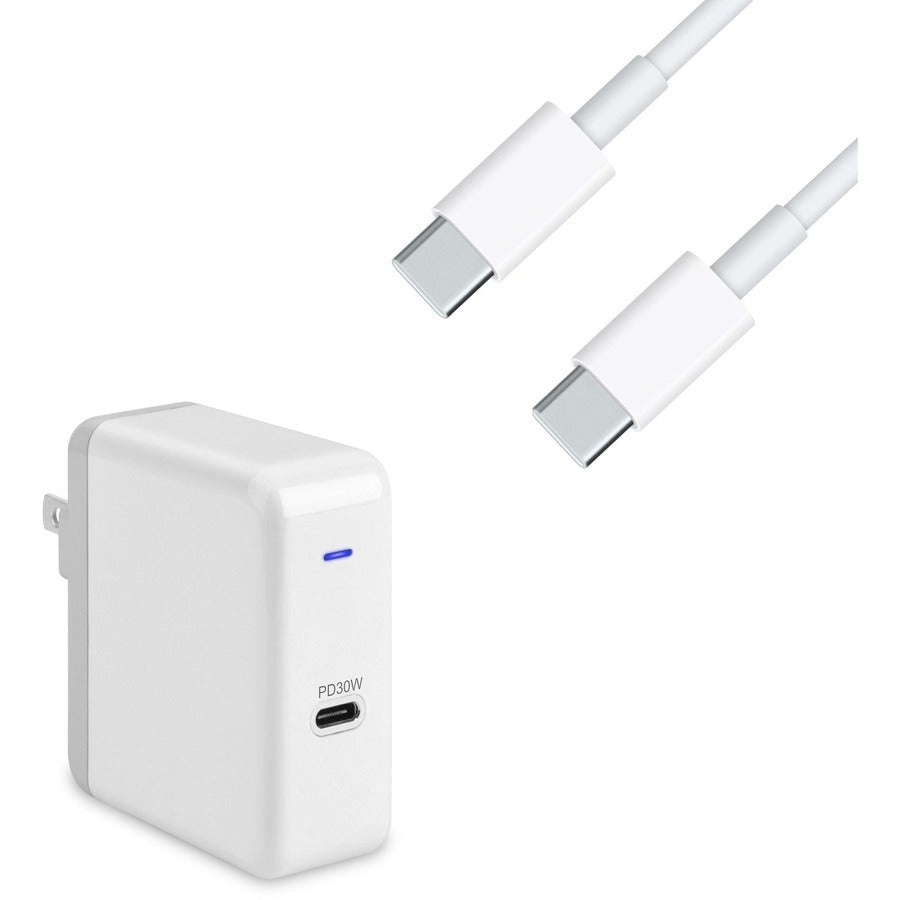 4XEM 4XEM USB-C 30W Wall Charger with included 3ft UCB-C Cable - Combo Kit - USB-C 30W FAST CHARGING QUICK CHARGE 3.0 WALL CHARGER with a 3ft USB-C 3.1 Cable - 4X30WMACKIT3 - eCommerce Business Prime
