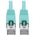 Tripp Lite Cat6a Ethernet Cable 10G STP Snagless Shielded PoE M/M Aqua 6ft - 6 ft Category 6a Network Cable for Network Device, Switch, Hub, Patch Panel, Router, Modem, VoIP Device, Surveillance Camer...  - N262-006-AQ - eCommerce Business Prime