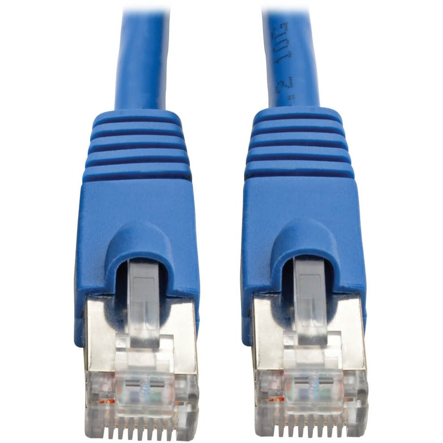 Tripp Lite Cat6a Ethernet Cable 10G STP Snagless Shielded PoE M/M Blue 8ft - 8 ft Category 6a Network Cable for Network Device, Switch, Hub, Patch Panel, Router, Modem, VoIP Device, Surveillance Camer...  - N262-008-BL