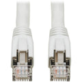 Tripp Lite Cat8 Patch Cable 25G/40G Certified Snagless M/M PoE White 40ft - 40 ft Category 8 Network Cable for Network Device, Digital Signage Player, VoIP Device, Security Camera, Patch Panel, Workst...  - N272-040-WH - eCommerce Business Prime