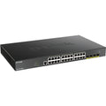 D-Link 28-Port 10-Gigabit Smart Managed PoE Switch - 28 Ports - Manageable - 3 Layer Supported - Modular - 39.10 W Power Consumption - 370 W PoE Budget - Twisted Pair, Optical Fiber - PoE Ports - Life...  - DGS-1250-28XMP-6KV - eCommerce Business Prime