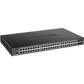 D-Link 52-Port 10-Gigabit Smart Managed PoE Switch - 52 Ports - Manageable - 3 Layer Supported - Modular - 57.20 W Power Consumption - 370 W PoE Budget - Twisted Pair, Optical Fiber - PoE Ports - Life...  - DGS-1250-52XMP-6KV - eCommerce Business Prime