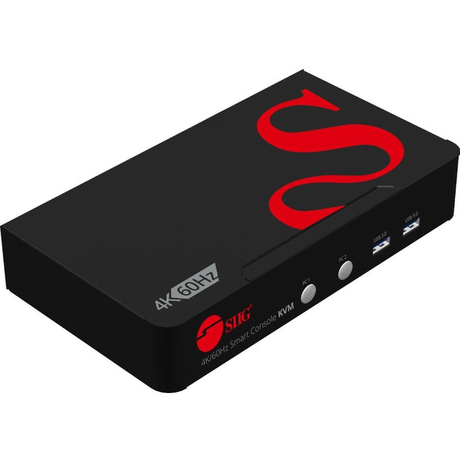 2 Port 4K 60HZ DisplayPort 1.2 KVM Switch with USB 3.0 and Multi-Media ports - DP KVM Switch - TAA Compliant - CE-DP0F11-S1 - eCommerce Business Prime