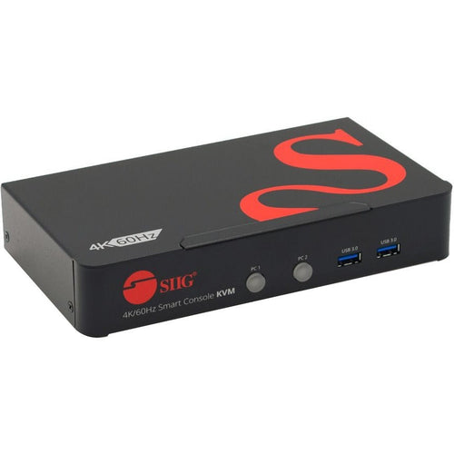 2 Port 4K 60HZ DisplayPort 1.2 KVM Switch with USB 3.0 and Multi-Media ports - DP KVM Switch - TAA Compliant - CE-DP0F11-S1 - eCommerce Business Prime