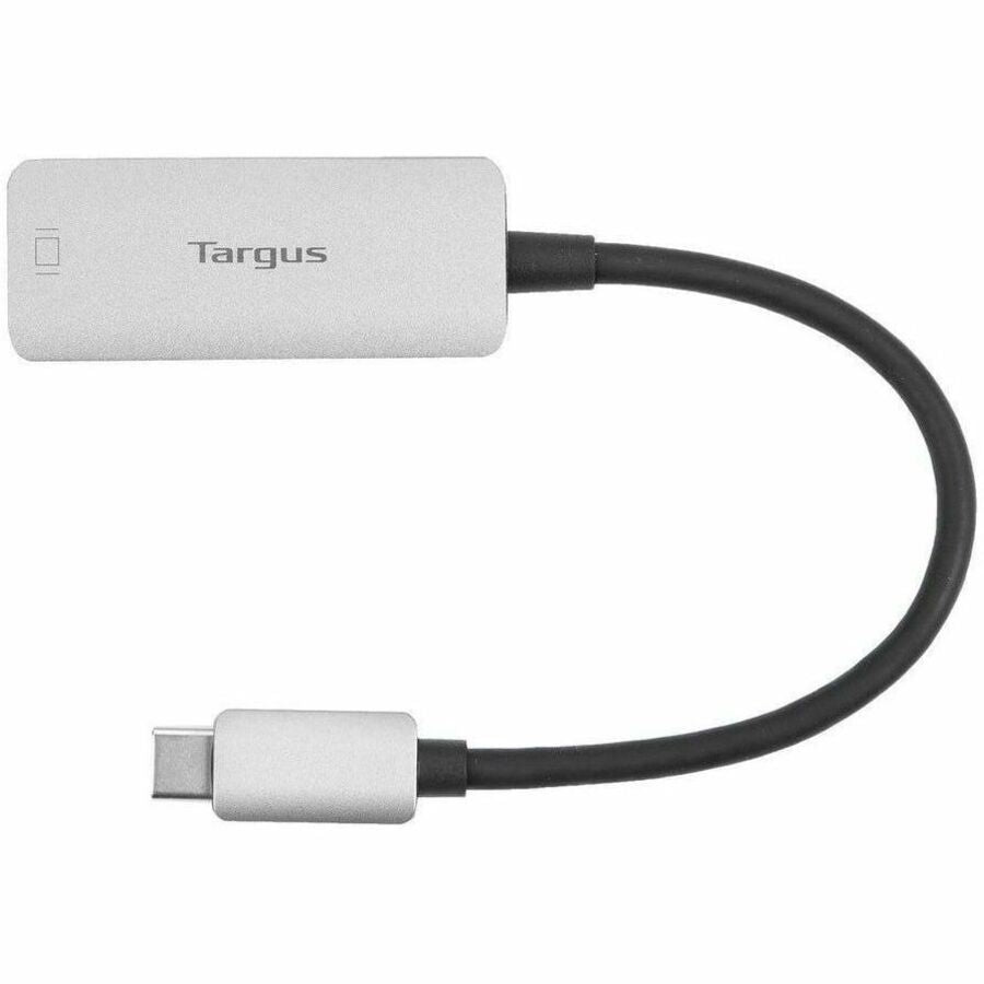 Targus USB-C to DisplayPort Alt. Mode Adapter - 1 x DisplayPort Digital Audio/Video Female - 1 x Type C USB Male - 7680 x 4320 Supported - Silver - ACA968GLX - eCommerce Business Prime