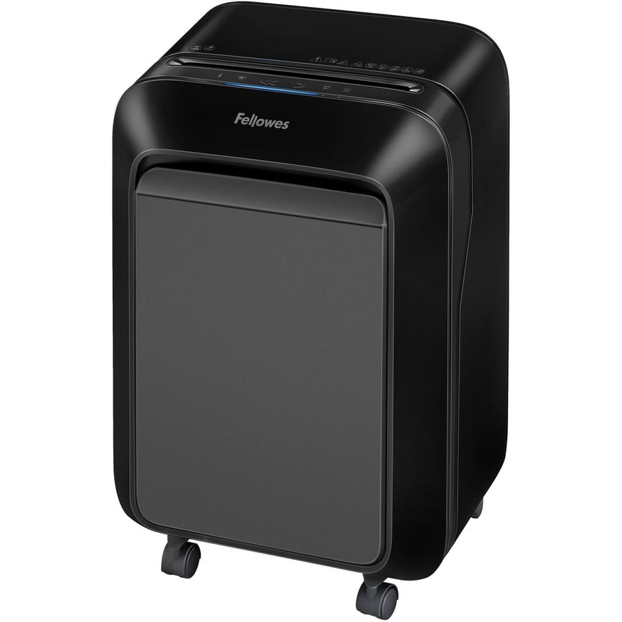 Fellowes LX180 Cross-cut Shredder - Continuous Shredder - Cross Cut - 16 Per Pass - for shredding Staples, Paper, Paper Clip, Credit Card, Junk Mail - 10 Minute Run Time - Black - 5501601 - eCommerce Business Prime