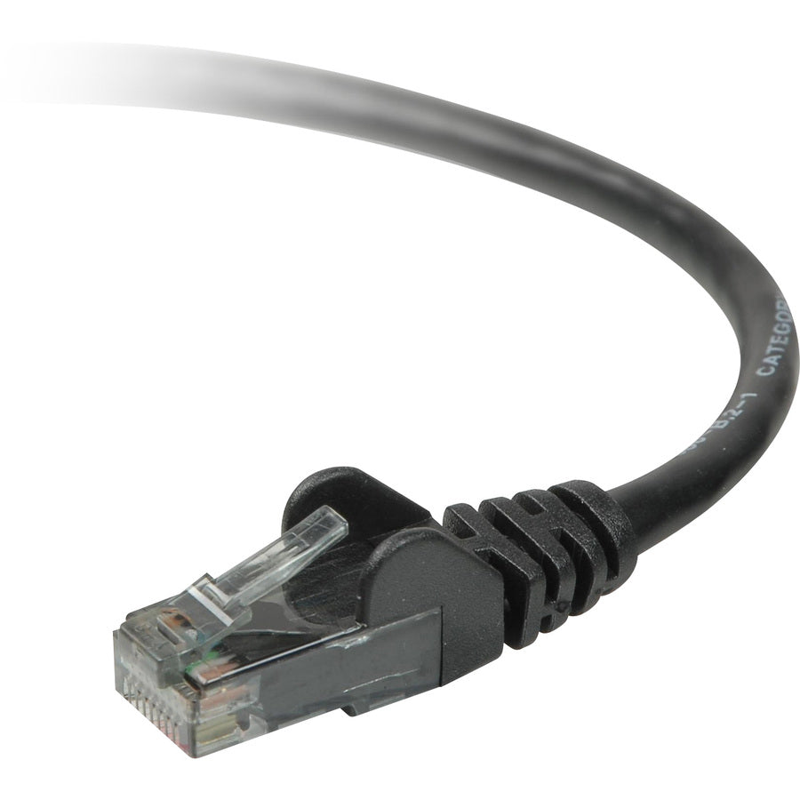 Belkin Cat. 6 UTP Patch Cable - RJ-45 Male - RJ-45 Male - 4ft - Black - A3L980-04-BLK-S - eCommerce Business Prime