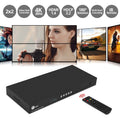SIIG 2x2 4K Video Wall Processor with USB-C / DVI / HDMI Inputs with EDID management - Multi-level Cascading - Supports 180&deg; HDMI image rotation - CE-H26E11-S1 - eCommerce Business Prime