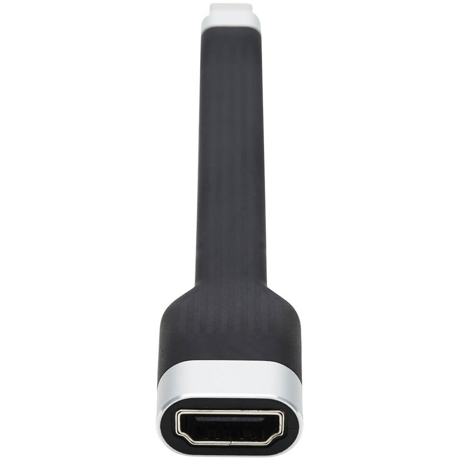 Tripp Lite USB C to HDMI Adapter Cable Flat 4K 60Hz UHD M/F Black 5in - 1 x Type C Male USB - 1 x HDMI Female Digital Audio/Video - 3840 x 2160 Supported - Black - U444-F5N-HDR - eCommerce Business Prime