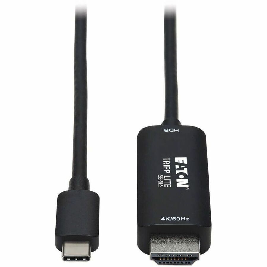 Tripp Lite USB C to HDMI Adapter Cable 4K 60Hz HDR M/M DP 1.2 Alt Mode 6ft - 6 ft HDMI/USB-C A/V Cable for Audio/Video Device, Monitor, Projector, TV, Notebook, Tablet, Smartphone, MacBook Pro, HDTV, ...  - U444-006-HDR2BE - eCommerce Business Prime