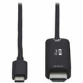 Tripp Lite USB C to HDMI Adapter Cable 4K60Hz HDR DP 1.4 Alt Mode Black 6ft - 6 ft HDMI/USB-C A/V Cable for Audio/Video Device, Projector, Notebook, Smartphone, MacBook Pro, HDTV, Monitor, Tablet, Aud...  - U444-006-HDR4BE - eCommerce Business Prime