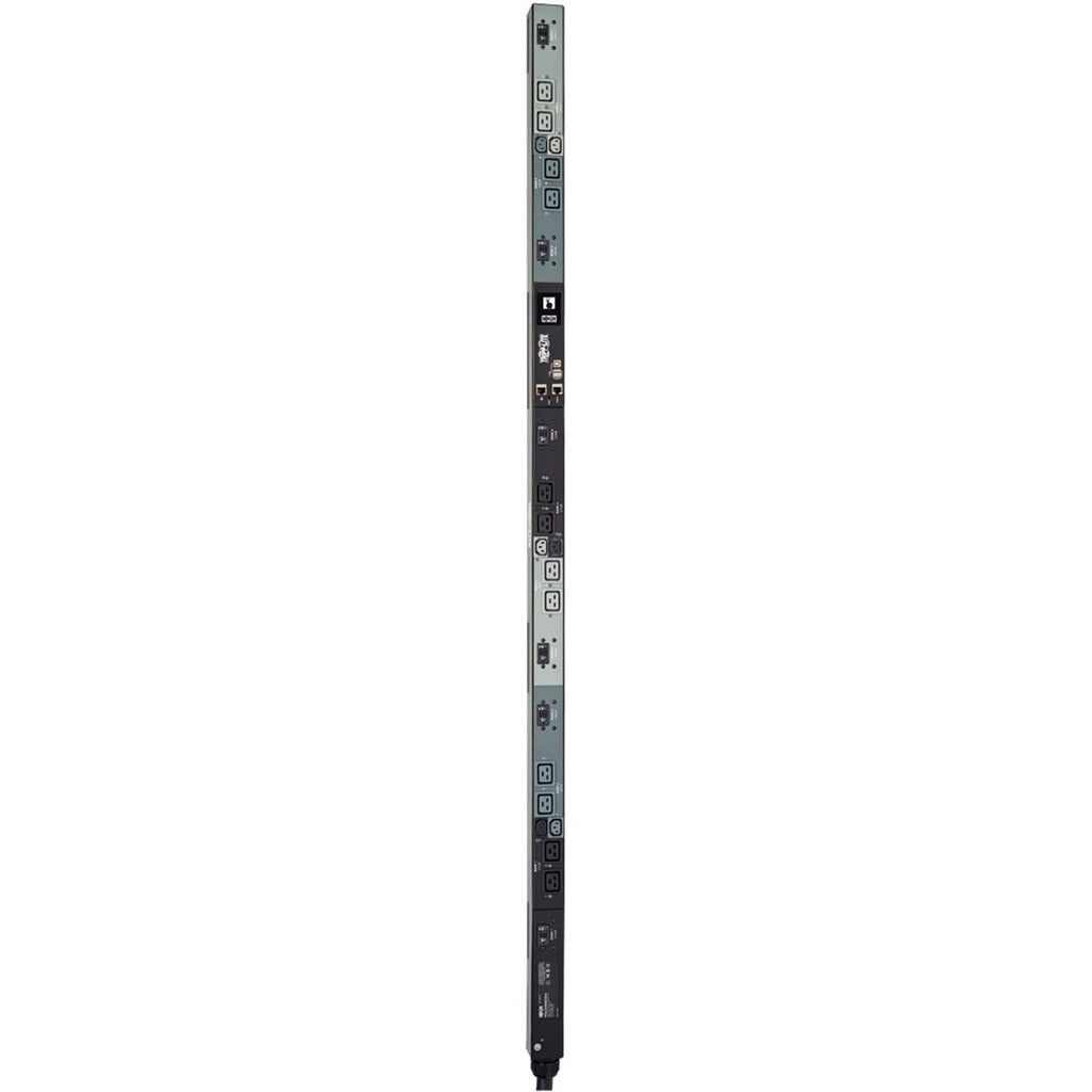 Tripp Lite PDU 3-Phase Monitored 6 C13 12 C19 208V 50A 14.4kW 0URM TAA - Monitored - Hubbel CS8365C 50A - 6 x IEC 60320 C13, 12 x IEC 60320 C19 - 230 V AC - Network (RJ-45) - 0U - Vertical/Toolless - ...  - PDU3EVNR6H50A - eCommerce Business Prime