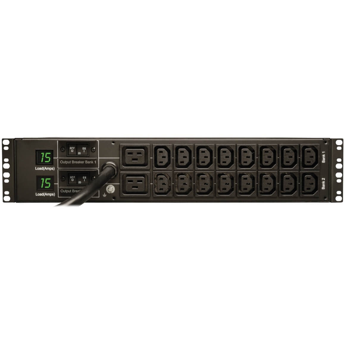 Tripp Lite PDU Metered 16 C13 2 C19 Outlets 208/240V 5.8kW L6-30P 2URM TAA - Metered - NEMA L6-30P - 16 x IEC 60320 C13, 2 x IEC 60320 C19 - 230 V AC - 2U - Horizontal - Rack-mountable - TAA Compliant - PDUMH30HV6 - eCommerce Business Prime