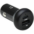 Tripp Lite USB Car Charger Dual-Port 24W Charging USB C USB-A QC 3.0 Black - 12 V DC Input - 5 V DC/3 A, 9 V DC, 12 V DC Output - Black - U280-C02-24W-1B - eCommerce Business Prime