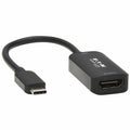 Tripp Lite USB C to HDMI Adapter Cable 4K 60Hz M/F Thunderbolt 3 Compatible DP 1.4 6in - 1 x Type C Male USB - 1 x HDMI Female Digital Audio/Video - 4096 x 2160 Supported - Nickel Connector - Gold Con...  - U444-06N-HDR4-B - eCommerce Business Prime