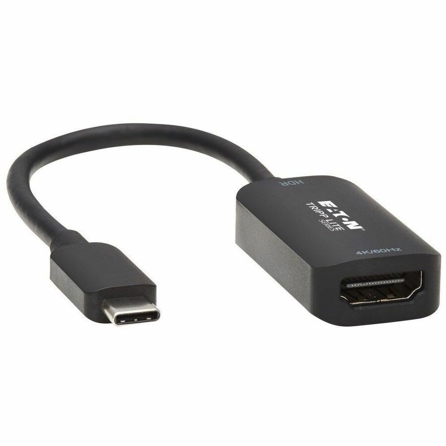 Tripp Lite USB C to HDMI Adapter Cable 4K 60Hz M/F Thunderbolt 3 Compatible DP 1.4 6in - 1 x Type C Male USB - 1 x HDMI Female Digital Audio/Video - 4096 x 2160 Supported - Nickel Connector - Gold Con...  - U444-06N-HDR4-B - eCommerce Business Prime