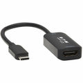 Tripp Lite USB C to HDMI Adapter Cable 4K 60Hz M/F Thunderbolt 3 DP 1.2 6in - 1 x Type C Male USB - 1 x HDMI Female Digital Audio/Video - 4096 x 2160 Supported - Nickel Connector - Gold Contact - Blac...  - U444-06N-HDR-B - eCommerce Business Prime
