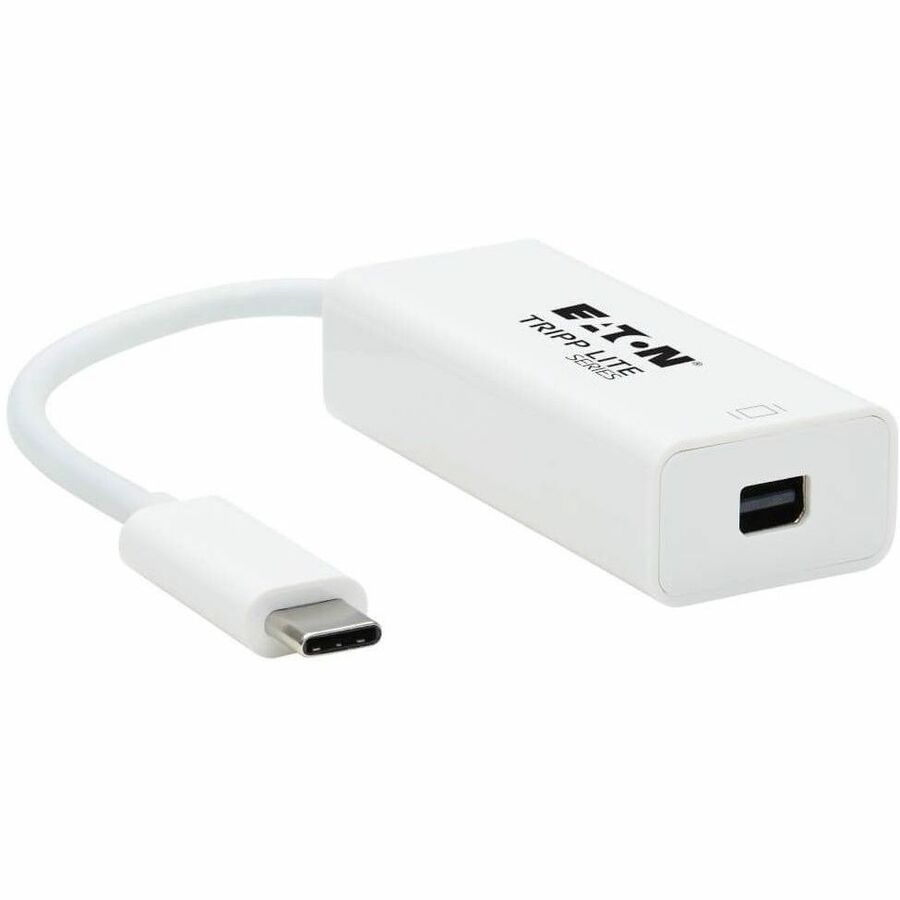 Tripp Lite USB C to Mini DisplayPort Adapter Cable w Equalizer 8K White USB C to mDP 6in - 1 x Type C Male USB - 1 x Mini DisplayPort Female Digital Audio/Video - 7680 x 4320 Supported - Nickel Connec...  - U444-06N-MDP8W - eCommerce Business Prime