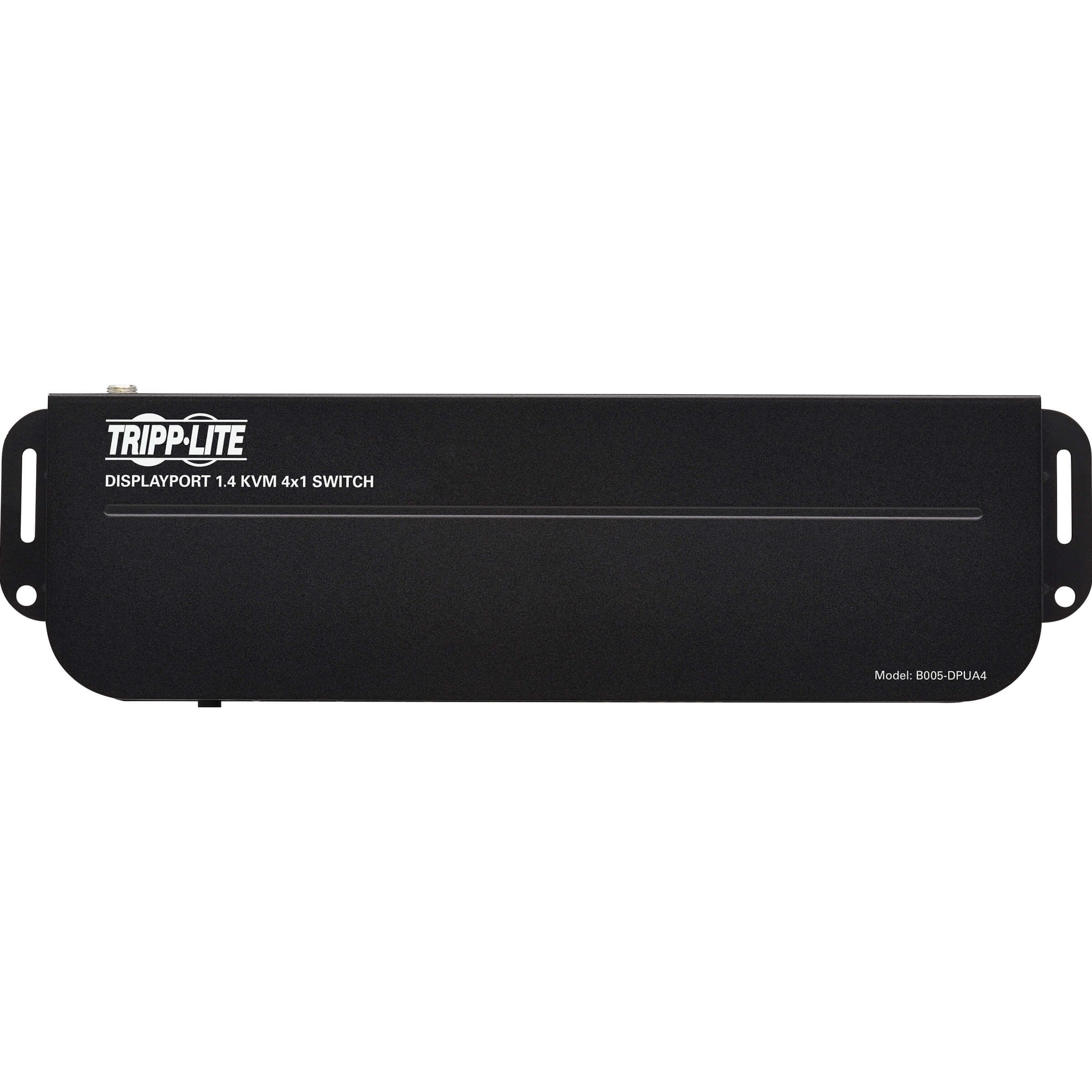 Tripp Lite DisplayPort USB KVM Switch 4-Port 4K 60Hz HDR DP 1.4 USB Sharing - 4 Computer(s) - 1 Local User(s) - 4096 x 2160 - 8 x USB - 1 x HDMI - 5 x DisplayPort - B005-DPUA4 - eCommerce Business Prime