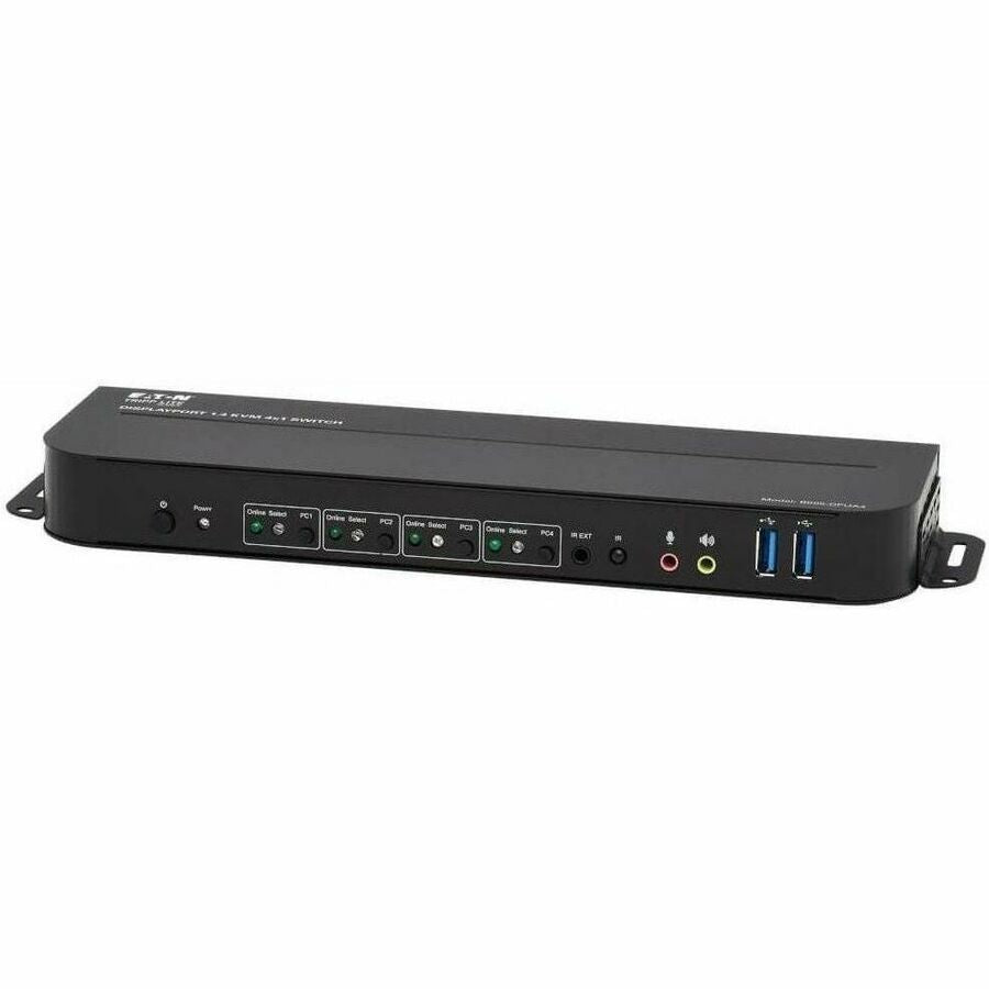 Tripp Lite DisplayPort USB KVM Switch 4-Port 4K 60Hz HDR DP 1.4 USB Sharing - 4 Computer(s) - 1 Local User(s) - 4096 x 2160 - 8 x USB - 1 x HDMI - 5 x DisplayPort - B005-DPUA4 - eCommerce Business Prime