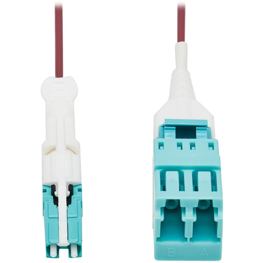 Tripp Lite Duplex MMF Fiber Optic Cable Adapter 400G OM4 M/F CS-PC LC-PC - 1 ft Fiber Optic Network Cable for Network Device, Patch Panel, Network Switch, Transceiver - First End: 2 x CS Male Network ...  - N822L-001-MF - eCommerce Business Prime