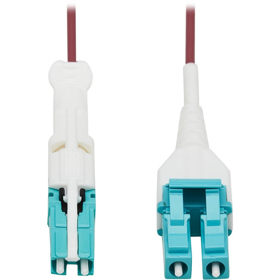Tripp Lite Duplex Multimode Fiber Optic Cable 400G OM4 LSZH CS-PC LC-PC 5M - 5 ft Fiber Optic Network Cable for Network Device, Patch Panel, Network Switch, Transceiver - First End: 2 x CS Male Networ...  - N822L-05M-MG - eCommerce Business Prime