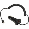 Tripp Lite USB Car Charger Dual Port 30W USB-A & USB C w Coiled Cord 6ft - 12 V DC Input - 3.6 V DC/3 A, 6 V DC, 9 V DC, 12 V DC Output - Black - U280-C02-30W-C6 - eCommerce Business Prime