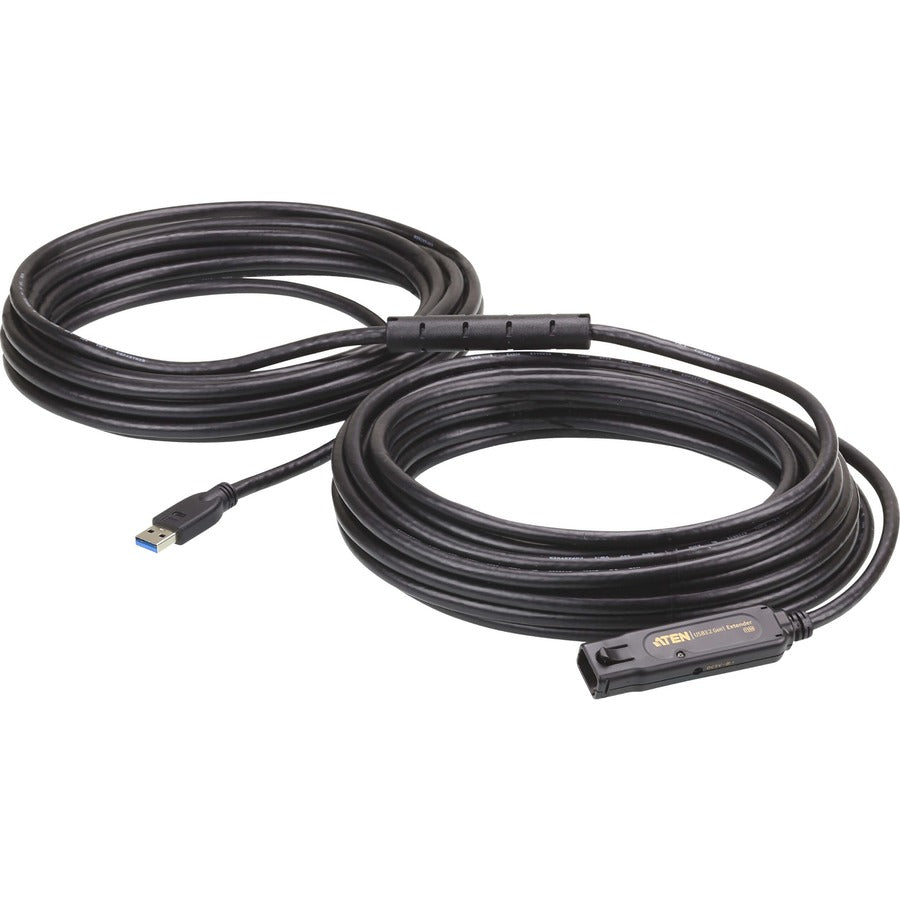 ATEN 15 m USB3.2 Gen1 Extender Cable - 49.21 ft USB Data Transfer Cable for Computer - First End: 1 x USB 3.2 (Gen 1) Type A - Male - Second End: 1 x USB 3.2 (Gen 1) Type A - Female - 5 Gbit/s - Exten...  - UE3315A - eCommerce Business Prime