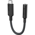 ALOGIC Elements PRO 10cm USB-C to 3.5mm Audio Adapter - Black - 3.94" Mini-phone/USB-C Audio Cable for Audio Device, Phone, Tablet, Headphone, Speaker, Amplifier, Mobile Phone, Notebook, Microphone -  - ELPC35A-BK - eCommerce Business Prime