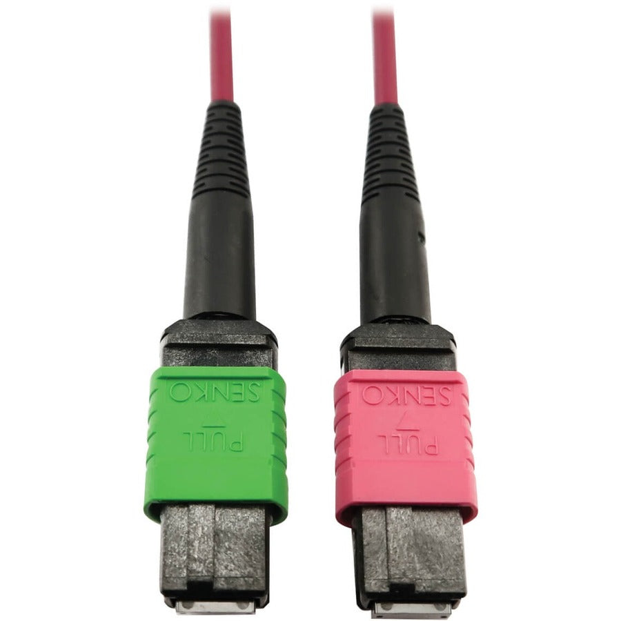 Tripp Lite Multimode Fiber Optic Cable 400G OM4 MTP/MPO-APC to MTP/MPO-UPC F/F 1M - 3.28 ft Fiber Optic Network Cable for Network Device, Transceiver, Network Switch, Patch Panel - First End: 1 x MTP/...  - N846D-01M-16BMG - eCommerce Business Prime
