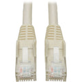 Tripp Lite 20ft Cat6 Gigabit Snagless Molded Patch Cable RJ45 M/M White 20' - 20ft - 1 x RJ-45 Male - 1 x RJ-45 Male - White - N201-020-WH - eCommerce Business Prime