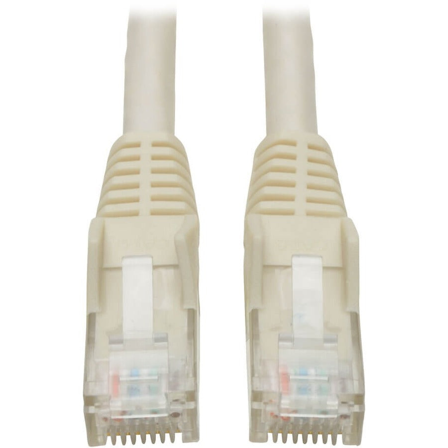 Tripp Lite 20ft Cat6 Gigabit Snagless Molded Patch Cable RJ45 M/M White 20' - 20ft - 1 x RJ-45 Male - 1 x RJ-45 Male - White - N201-020-WH - eCommerce Business Prime