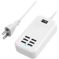 4XEM 20W 6-Port USB Power Adapter - 1 Pack - 20 W - 120 V AC, 230 V AC Input - 5 V DC/3 A Output - White - 4XPOWER6USBCBL - eCommerce Business Prime