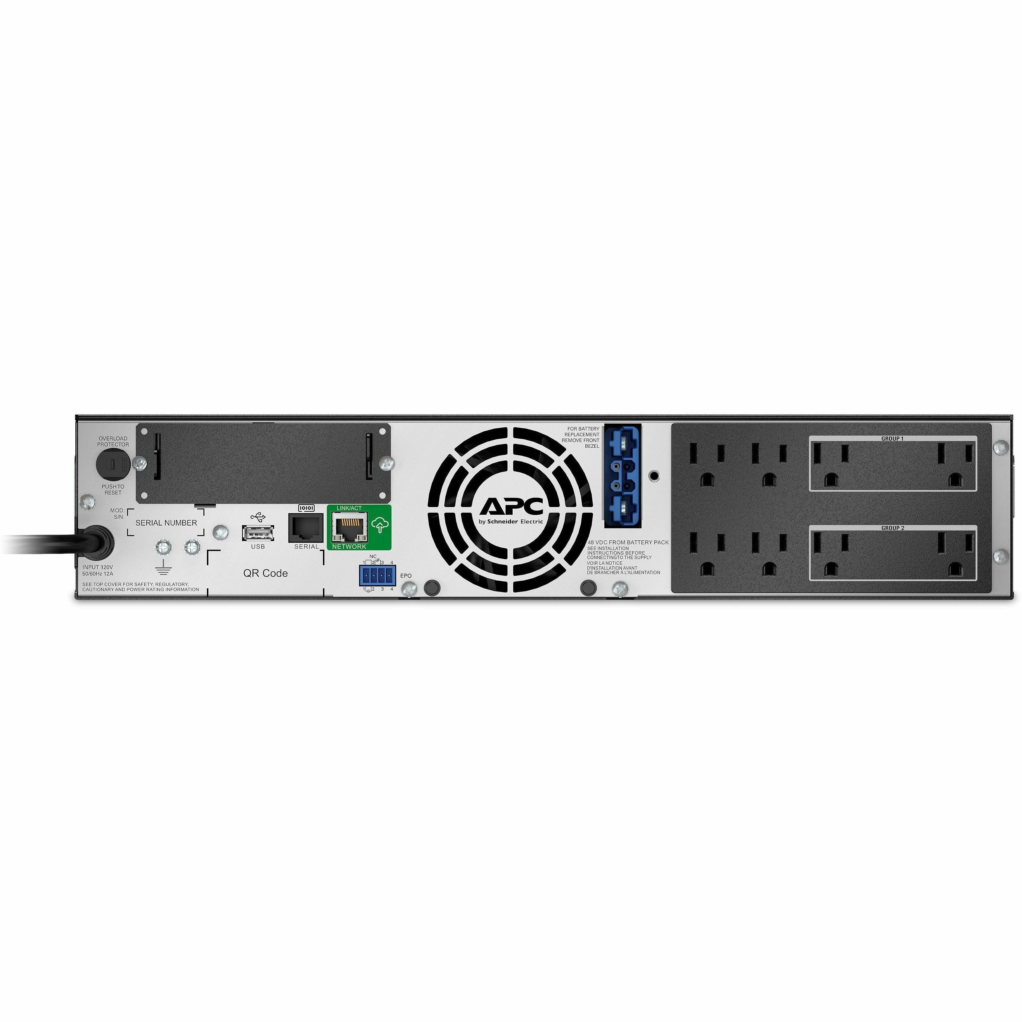 APC by Schneider Electric Smart-UPS SMX 1000VA Tower/Rack Convertible UPS - Rack-mountable - AVR - 2 Hour Recharge - 8 Minute Stand-by - 120 V AC Input - 120 V AC Output - 8 x NEMA 5-15R - SMX1000C - eCommerce Business Prime