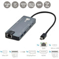 SIIG Mini DisplayPort 4K Video Dock with USB 3.0 LAN Hub - 5Gbps Data Transfer Rate - Triple Display Modes - TAA Compliant - JU-H30F11-S1 - eCommerce Business Prime