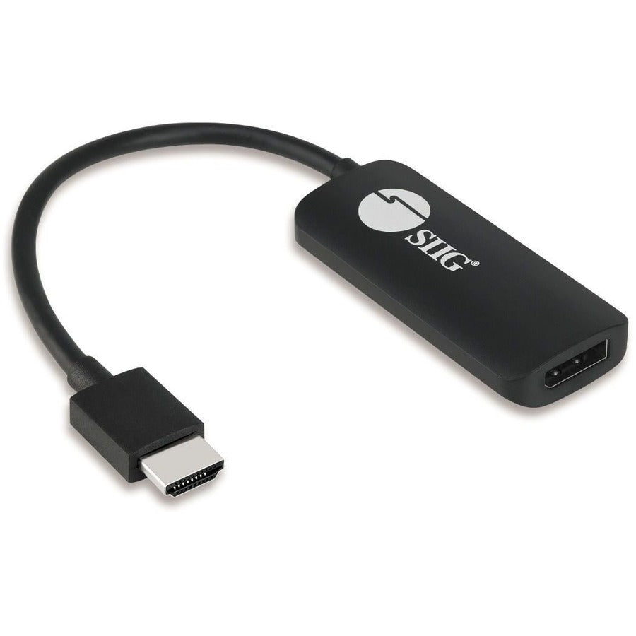 SIIG HDMI to DisplayPort 1.2 4K 60Hz Converter Adapter - NOT a Bi-Directional Adapter - Compliant with HDMI 2.0a & HDCP 2.2 - CB-H21811-S1 - eCommerce Business Prime