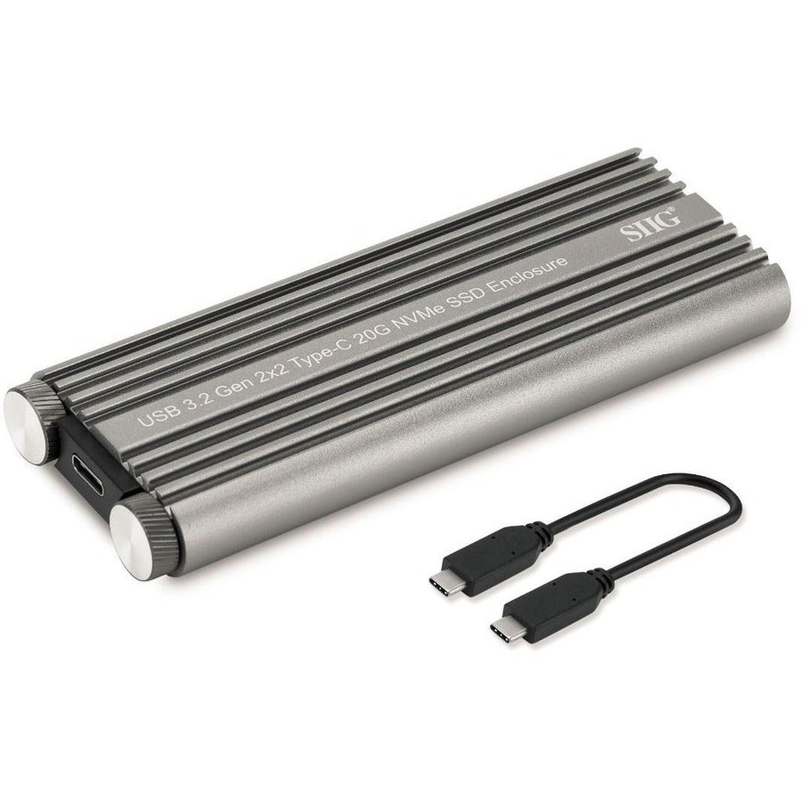 USB 3.2 Gen 2x2 Type-C M.2 PCIe NVMe SSD Enclosure - Ultra Fast 20G Data Transfer Rate - JU-SA0X11-S1 - eCommerce Business Prime