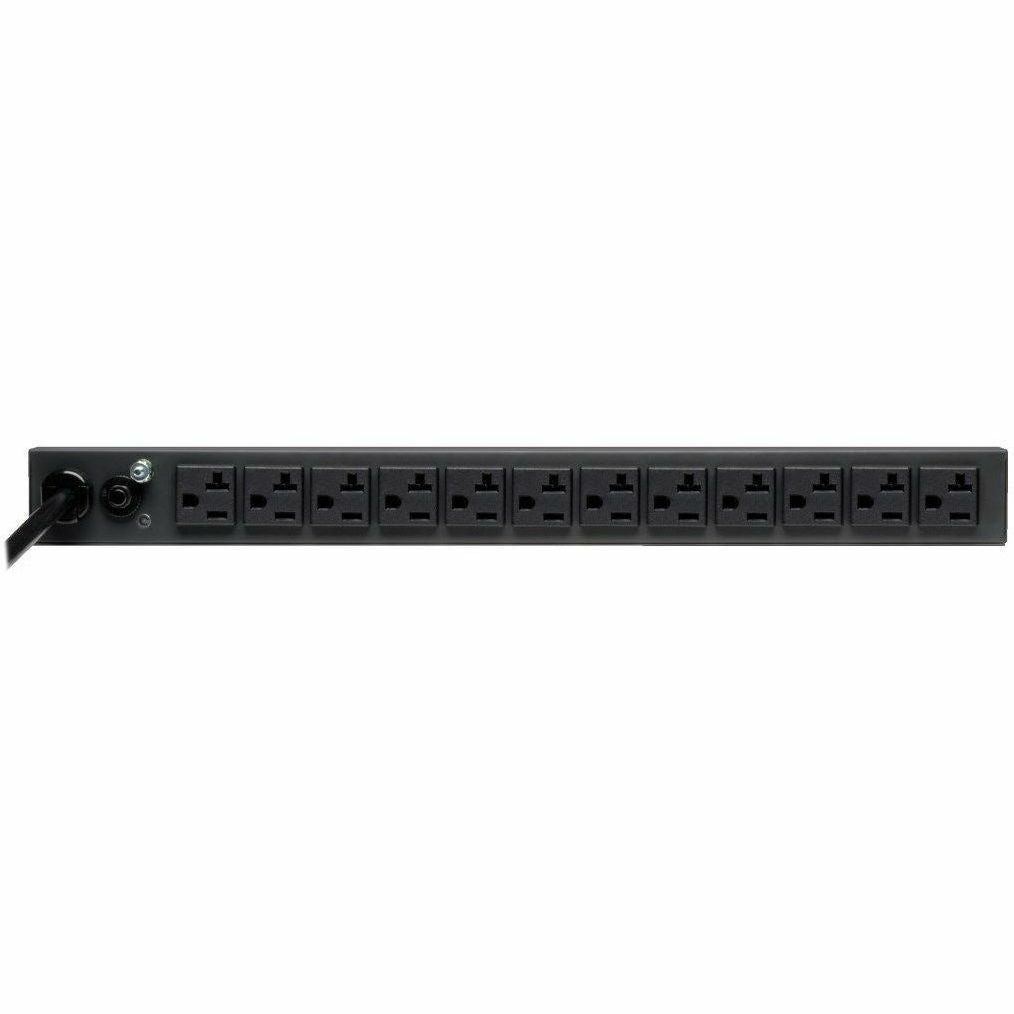 Tripp Lite PDU Basic 13 NEMA 5-15/20R Outlets L5-20P Input 6ft Cord 1URM - Basic - NEMA L5-20P - 13 x NEMA 5-15/20R - 120 V AC - 1U - Horizontal/Vertical - Rack-mountable, Wall-mountable - PDU1220T6 - eCommerce Business Prime