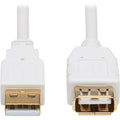 Tripp Lite Safe-IT USB-A Antibacterial Extension Cable (M/F), USB 2.0, White, 3 ft. - 3 ft USB Data Transfer Cable for Computer, Notebook, Multimedia Device, Printer, Modem, Keyboard, External Hard Dr...  - U024AB-003-WH - eCommerce Business Prime