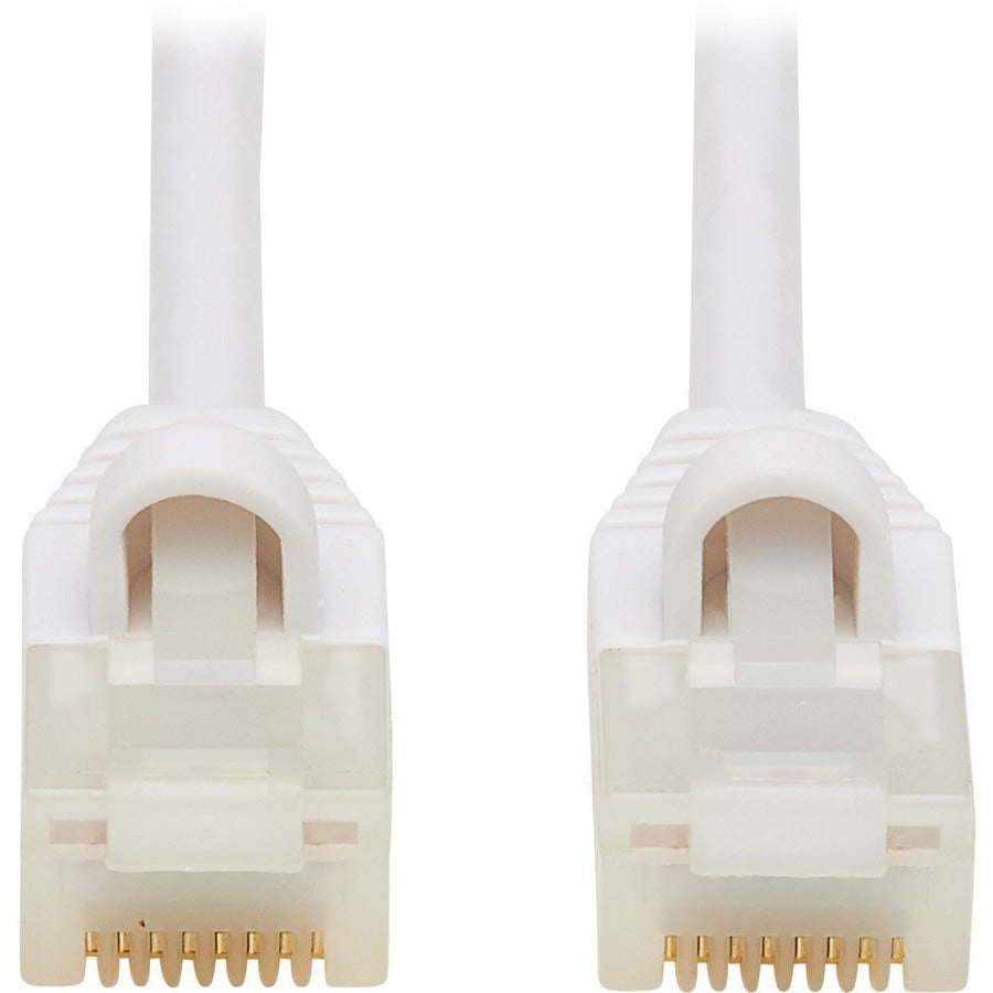 Tripp Lite Safe-IT Cat6a Ethernet Cable Antibacterial Snagless PoE 10G 3ft - 3 ft Category 6a Network Cable for Network Device, Patch Panel, Switch, Server, Modem, Router, Network Adapter, Hub, VoIP D...  - N262AB-003-WH - eCommerce Business Prime