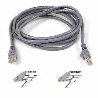 Belkin Cat. 6 UTP Patch Cable - RJ-45 Male - RJ-45 Male - 30ft - Gray - A3L980-30-S - eCommerce Business Prime