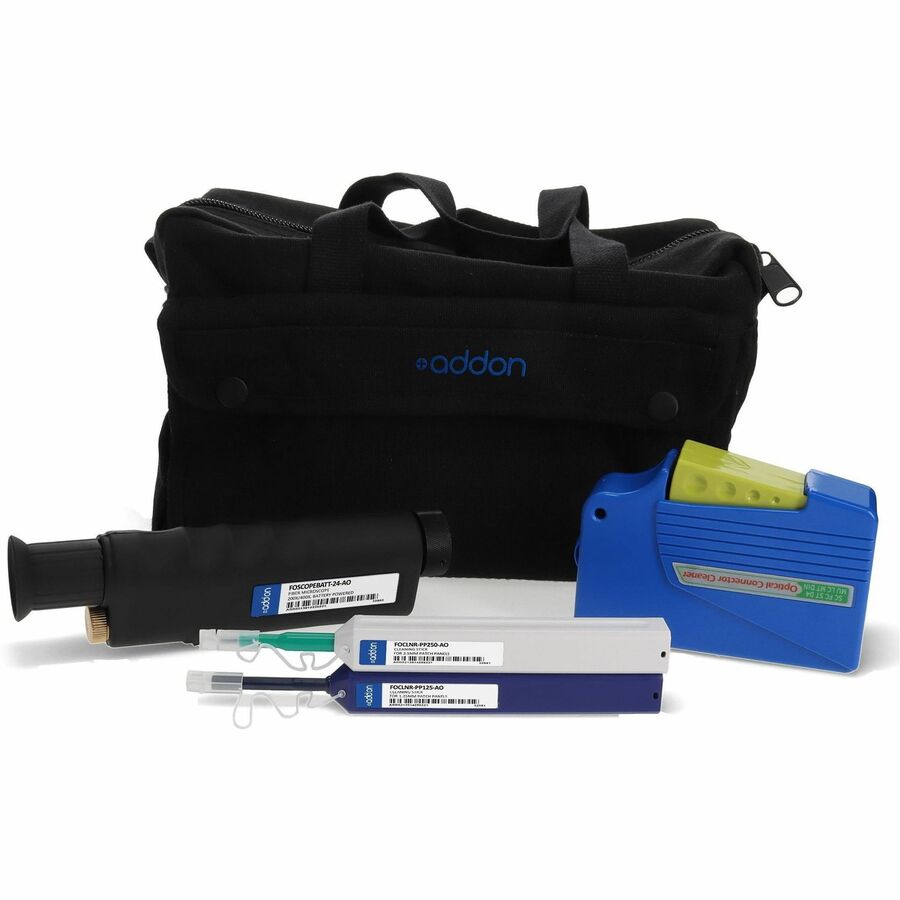 AddOn Complete Fiber Cleaning Kit including Soft Case - For Transceiver, Fiber Optic Connector - 1 - CLEANING-KIT-AO - eCommerce Business Prime