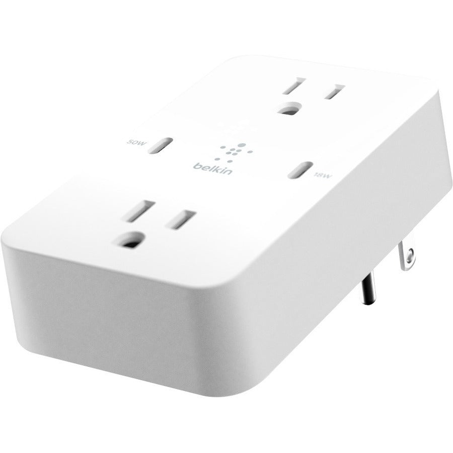 Belkin BOOST&uarr;CHARGE PRO GaN Wall Plate - 68 W - WCZ001DQWH - eCommerce Business Prime