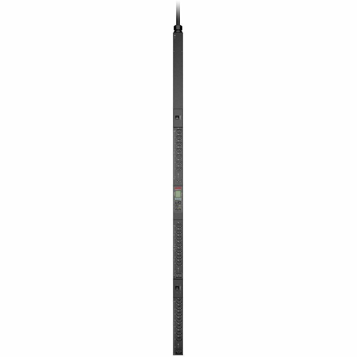 APC by Schneider Electric NetShelter 9000 24-Outlet PDU - Switched - NEMA L6-30P - 21 x IEC 60320 C13/C15, 3 x IEC 60320 C19/C21 - 230 V AC - Network (RJ-45) - 0U - Vertical - Rack-mountable - Tower - APDU9941 - eCommerce Business Prime