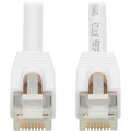 Tripp Lite Safe-IT Cat6a Ethernet Cable Antibacterial Snagless PoE M/M 20ft - 20 ft Category 6a Network Cable for Network Device, Patch Panel, Switch, Server, Modem, Router, Network Adapter, Hub, VoIP...  - N262AB-020-WH